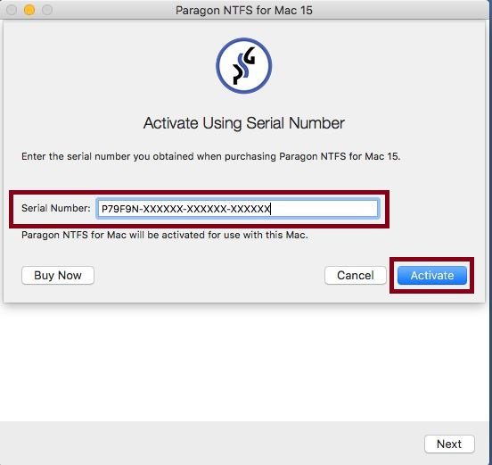Paragon NTFS 15 Crack Mac Serial Number Free Download